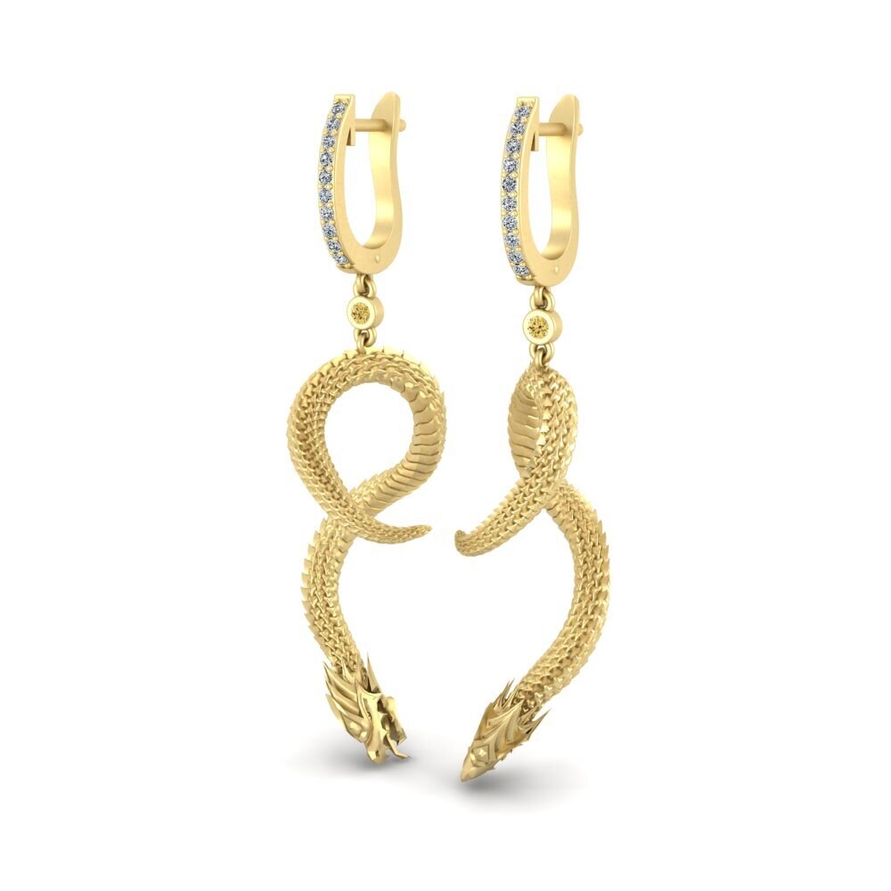 Yellow Diamond Women's Earring Jeri