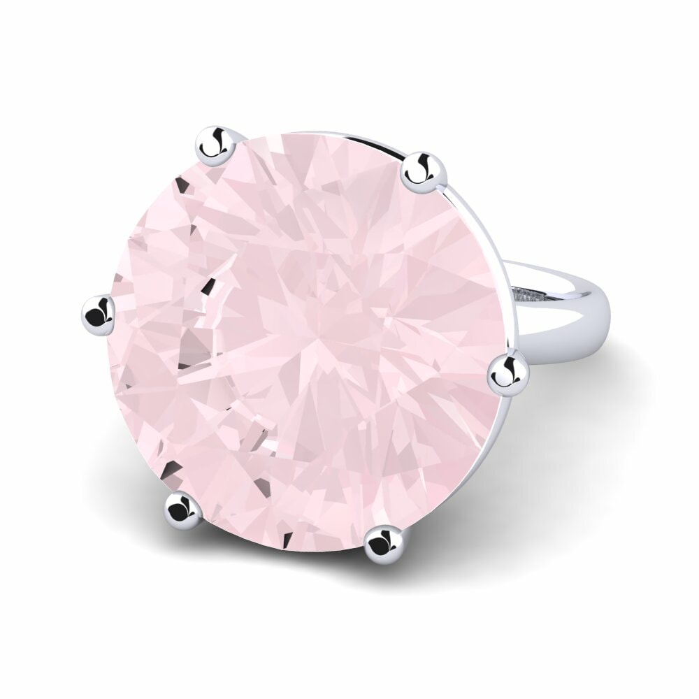 Anello Jerolin Quarzo Rosa