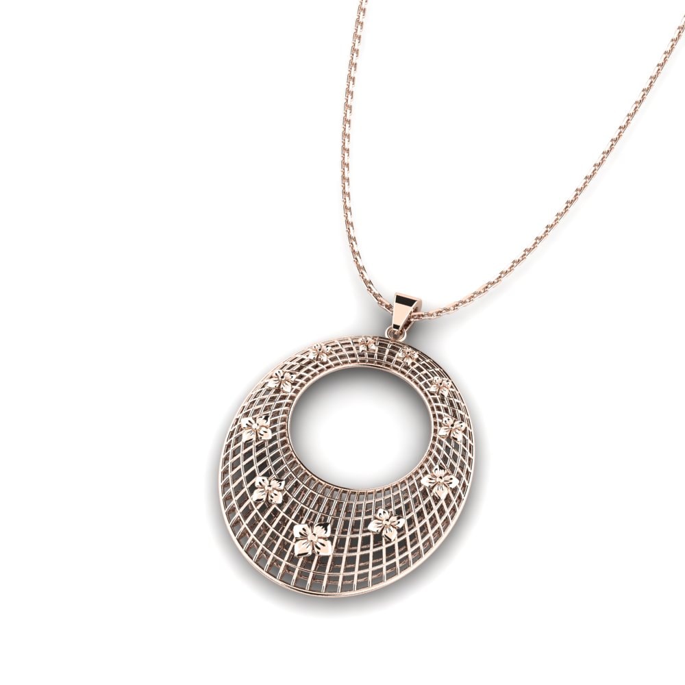 18k Oro Rosa Colgante Jerry