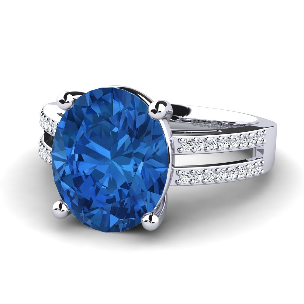 Dark Blue Zirconia Ring Jesimar