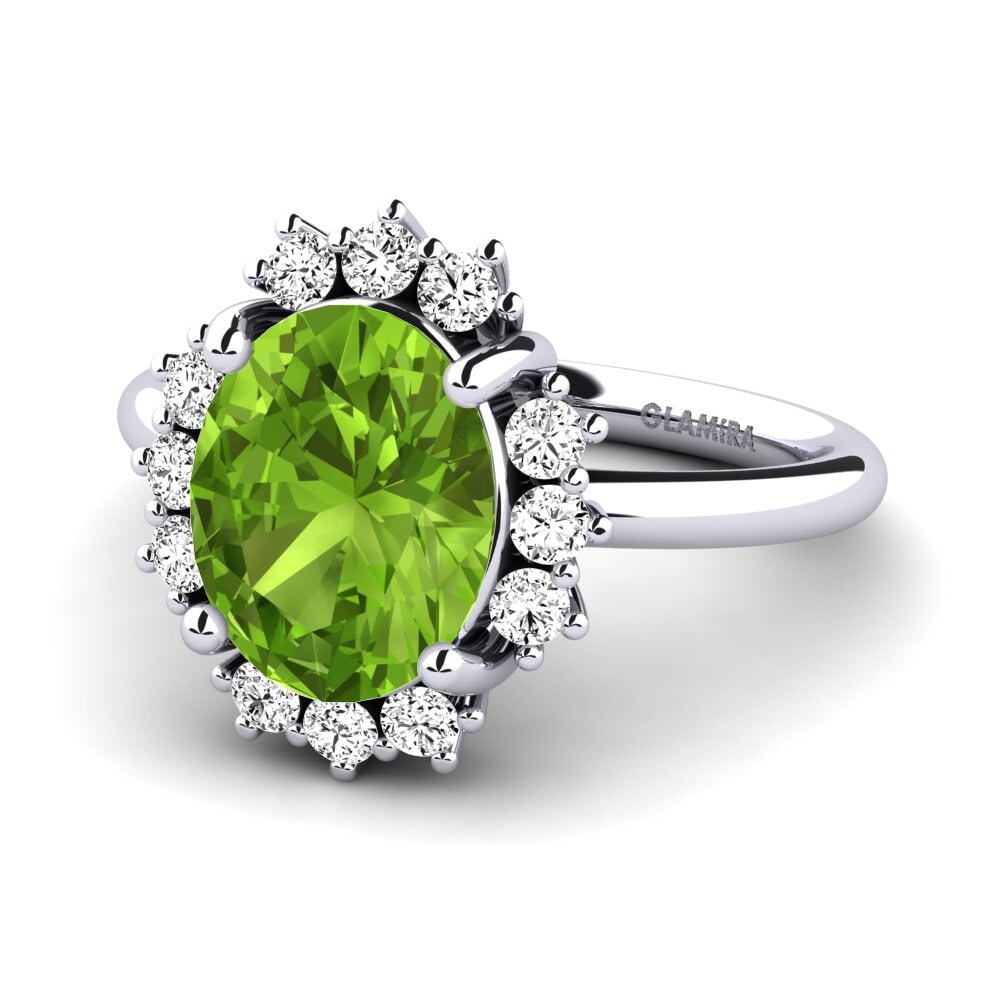 Peridoto Anillo de compromiso Jeslanie