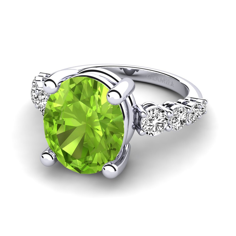 Peridoto Anillo Jeylianis