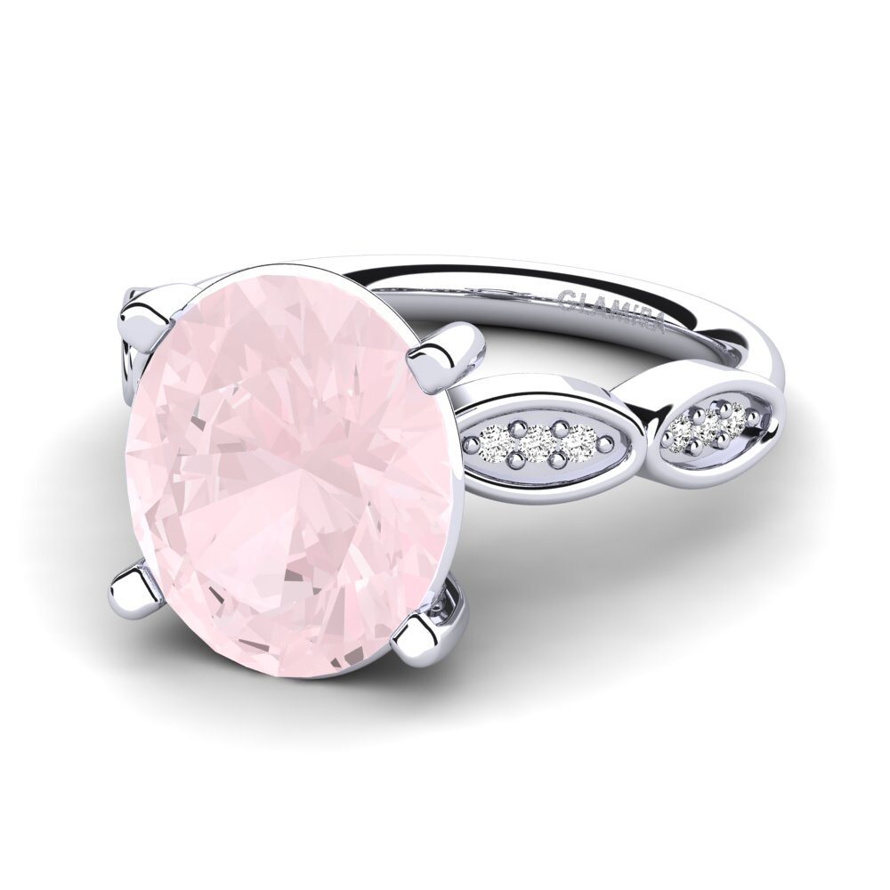 Cuarzo rosa Anillo Jidenna