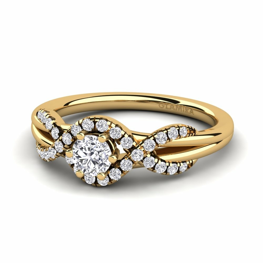 Exclusive 585 Yellow Gold Engagement Rings