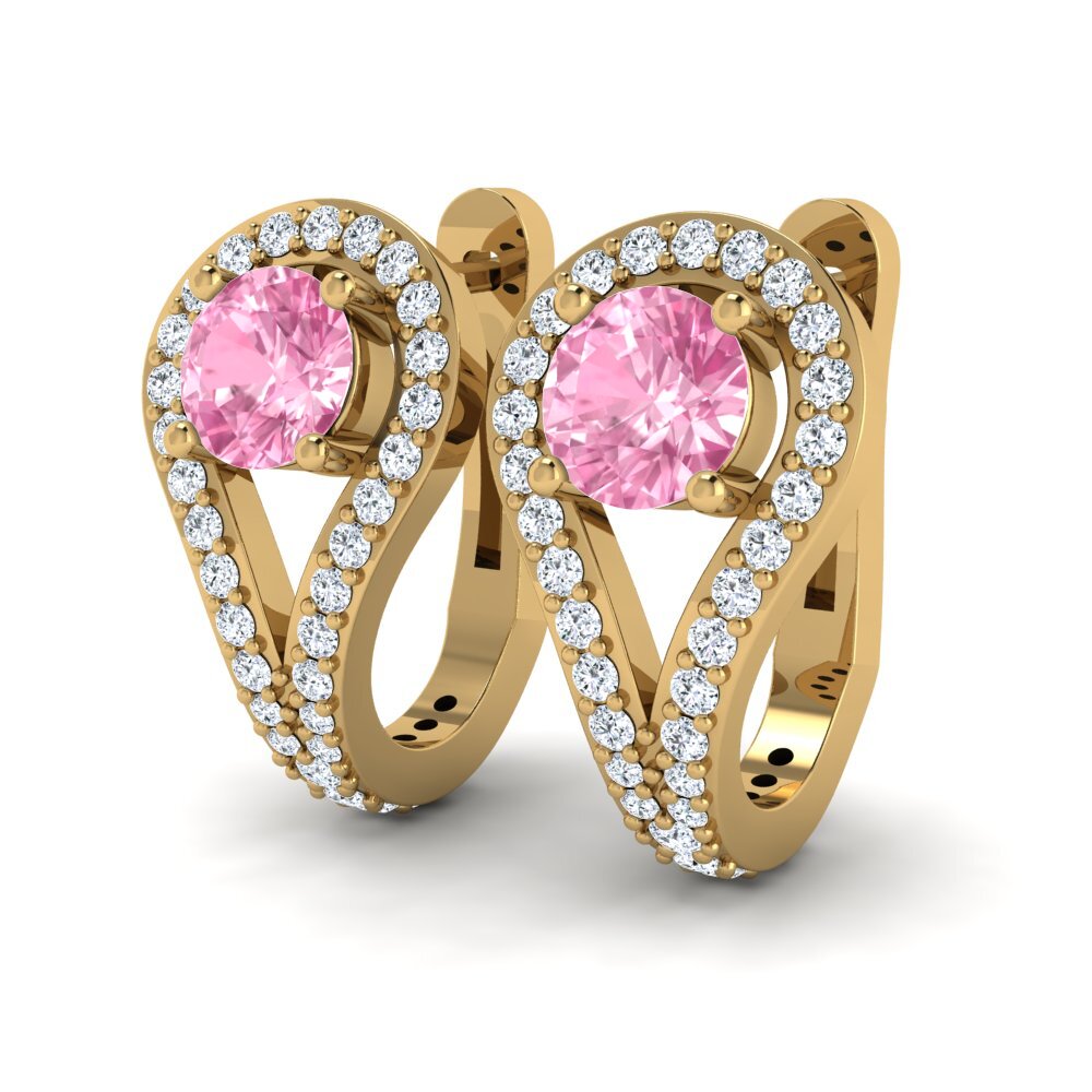 Pink Sapphire Women's Earring Jimin