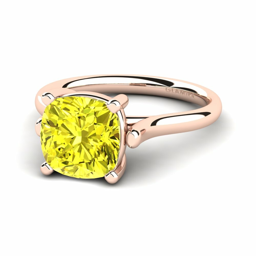 Yellow Diamond Engagement Ring Jinella