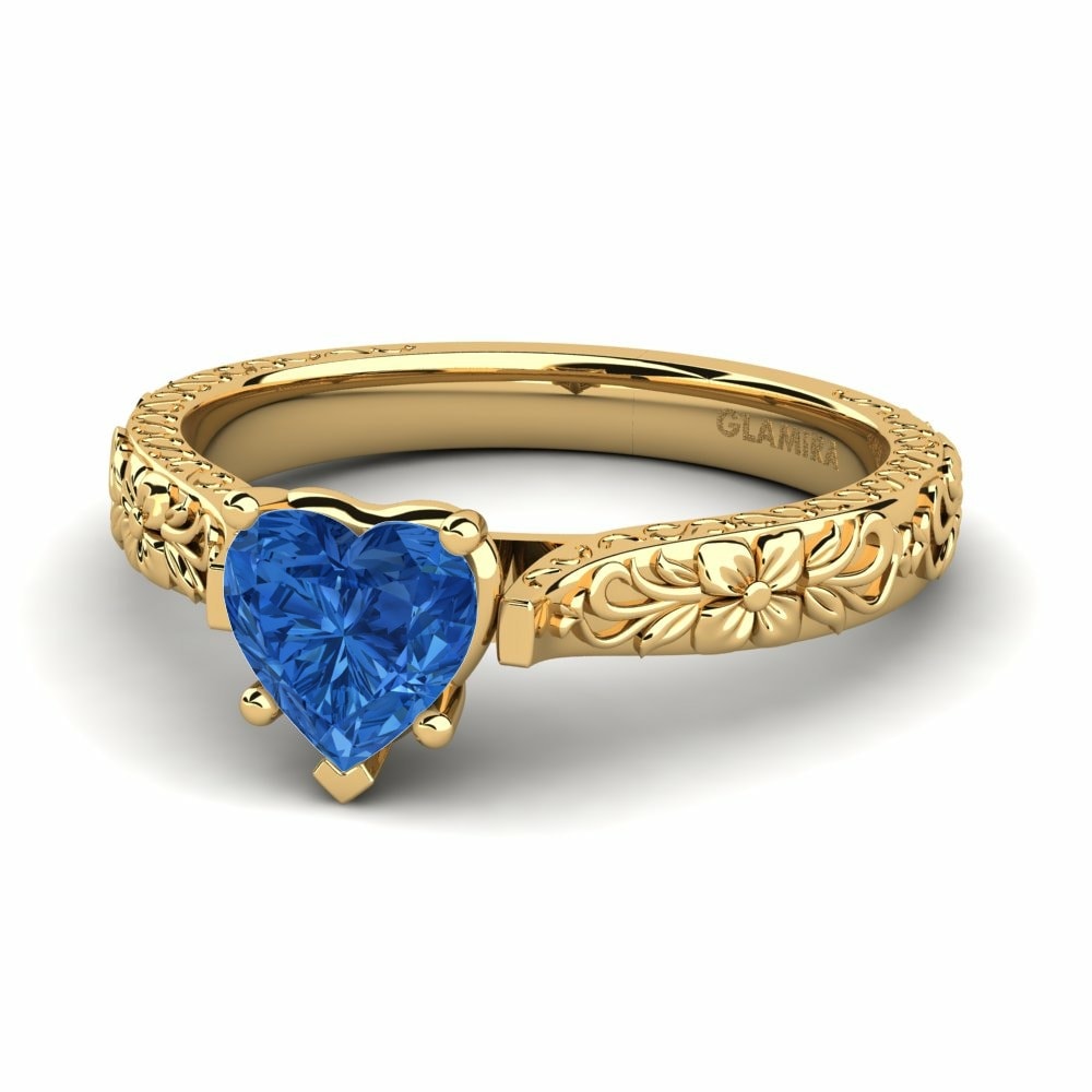 Swarovski Blue Women's Ring Joanna