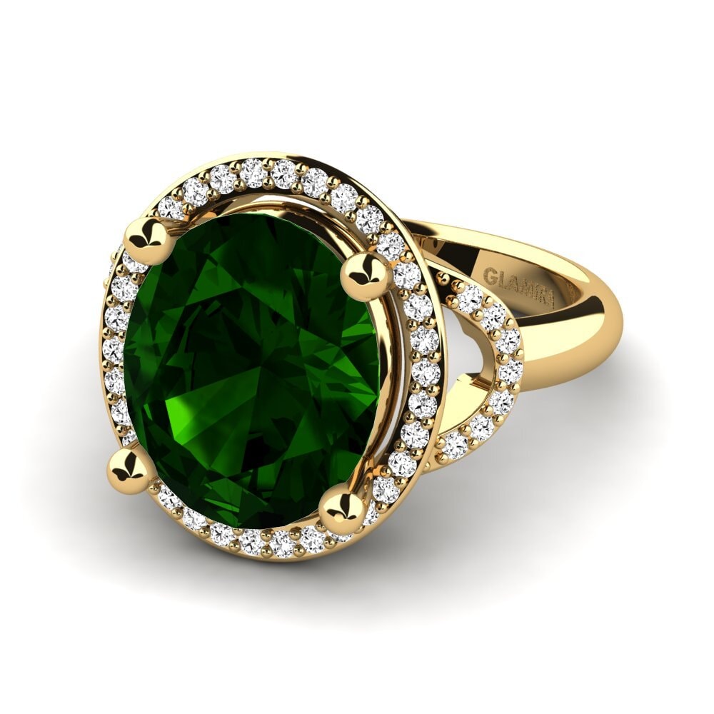Turmalina verde Anillo Jocarol