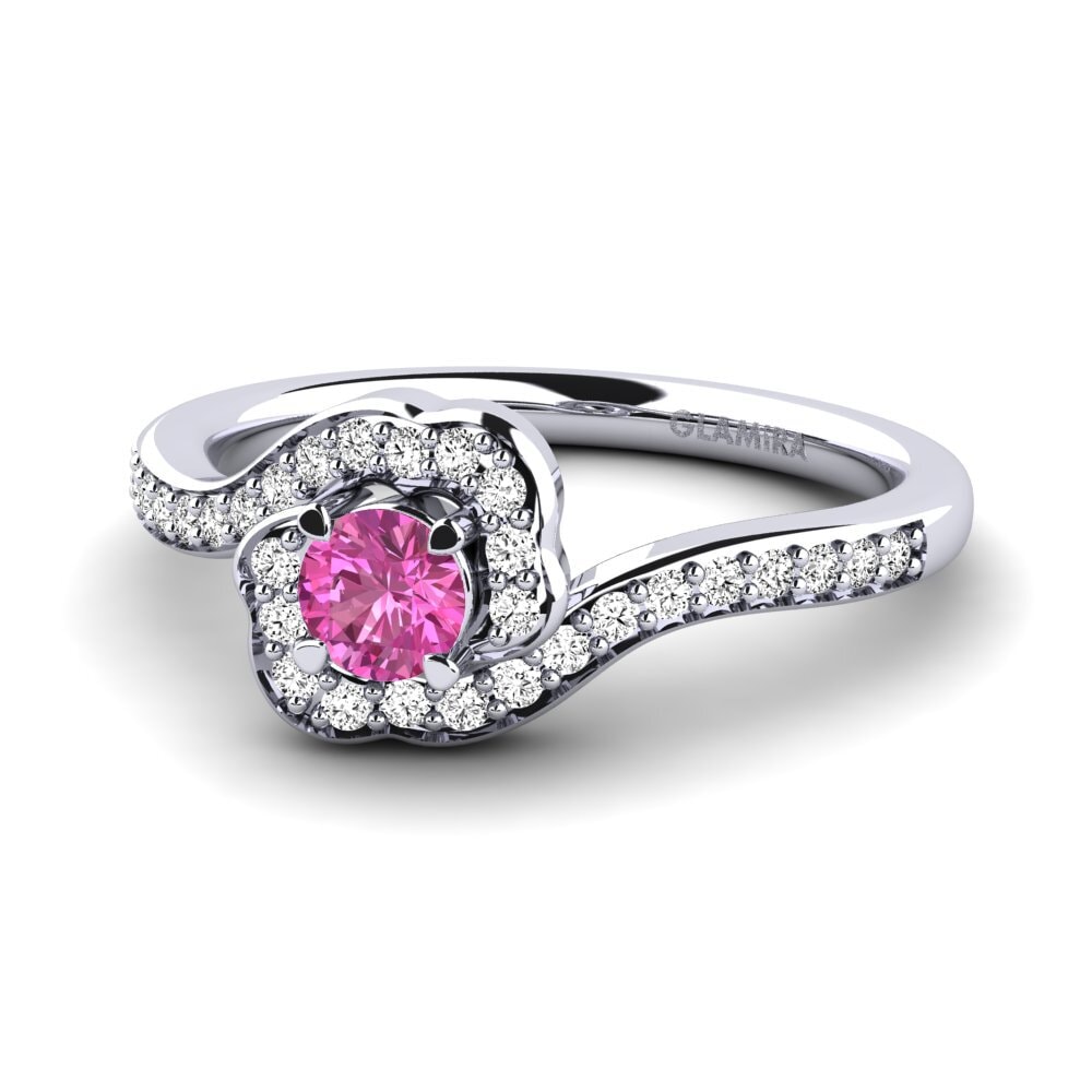 Topacio Rosa Anillo de compromiso Jocelyn