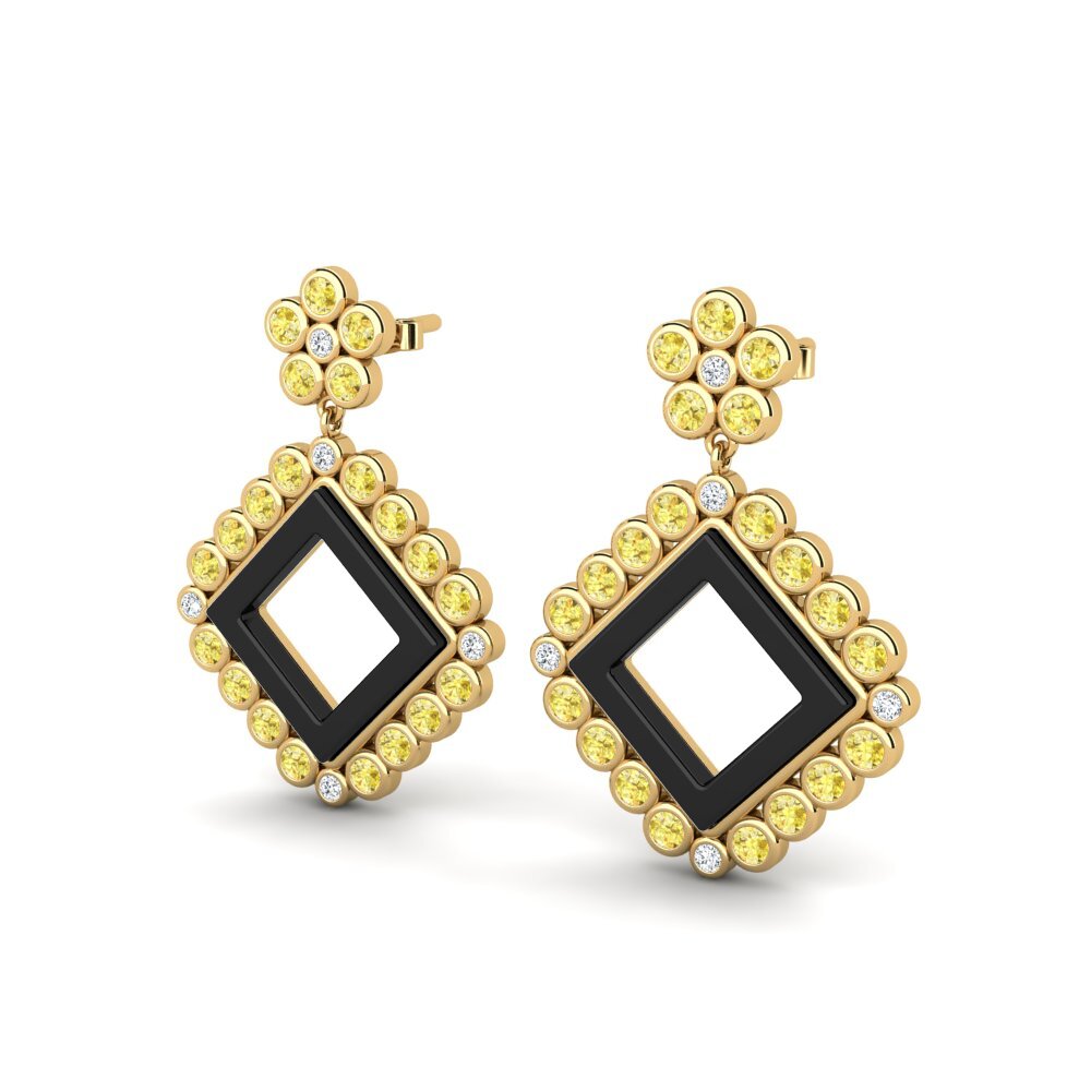 Yellow Sapphire Women's Earring Joelli