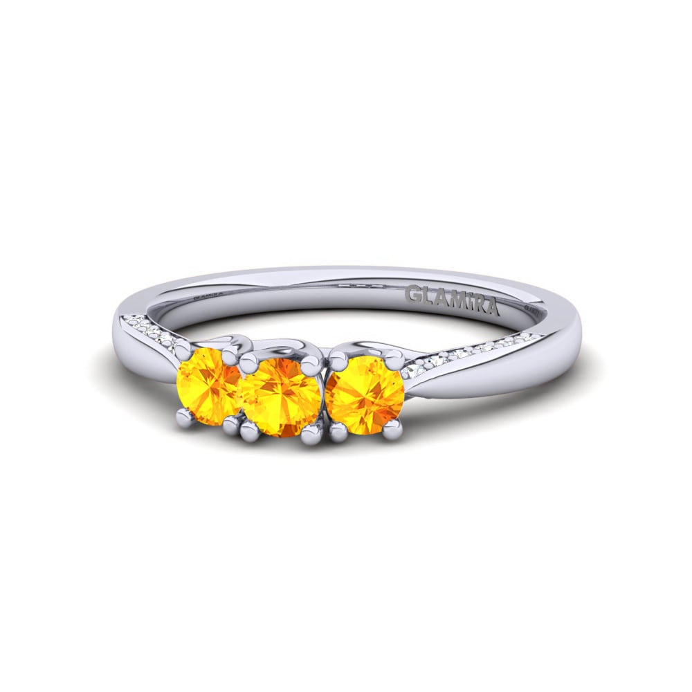 Citrine Engagement Ring Jolanka