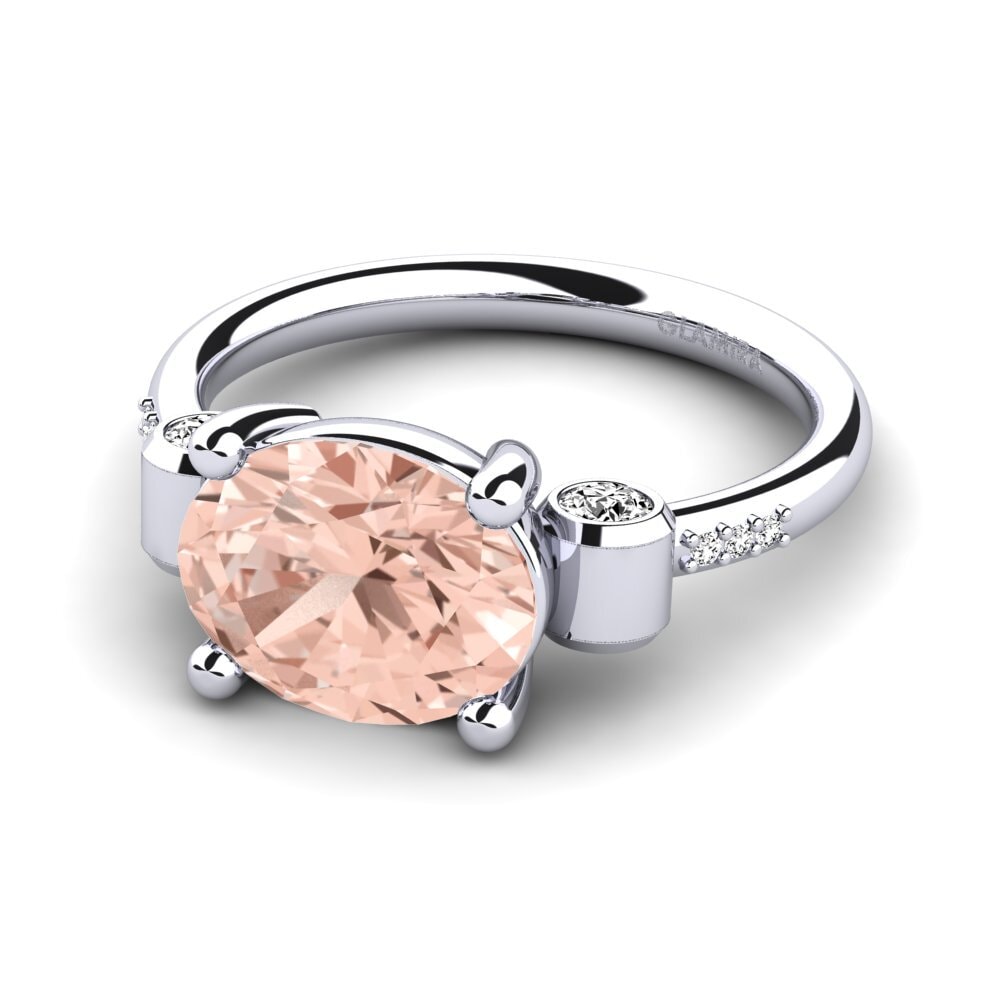 Morganita Anillo de compromiso Jolivette