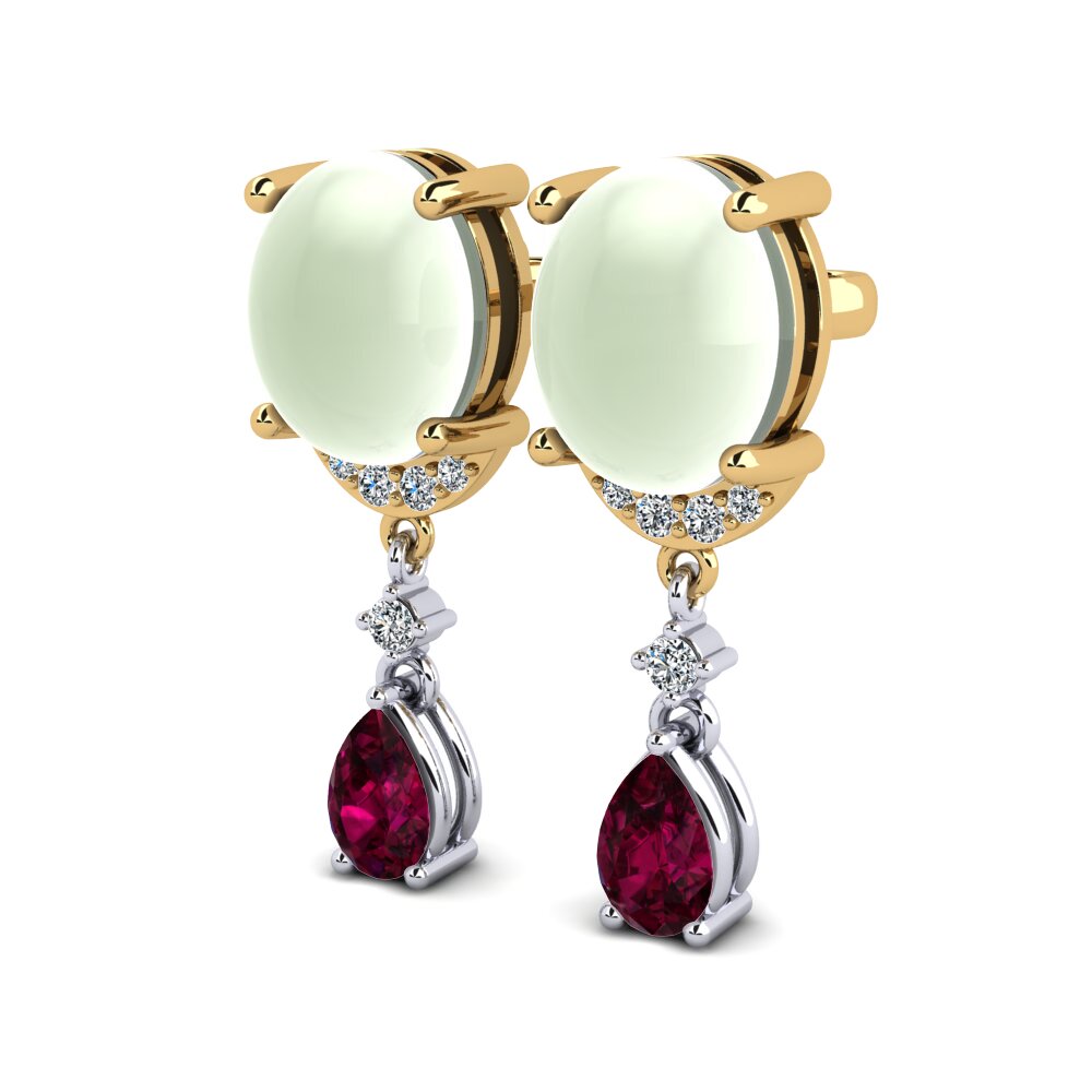 14ct Yellow & White Gold Women's Earring Jonita