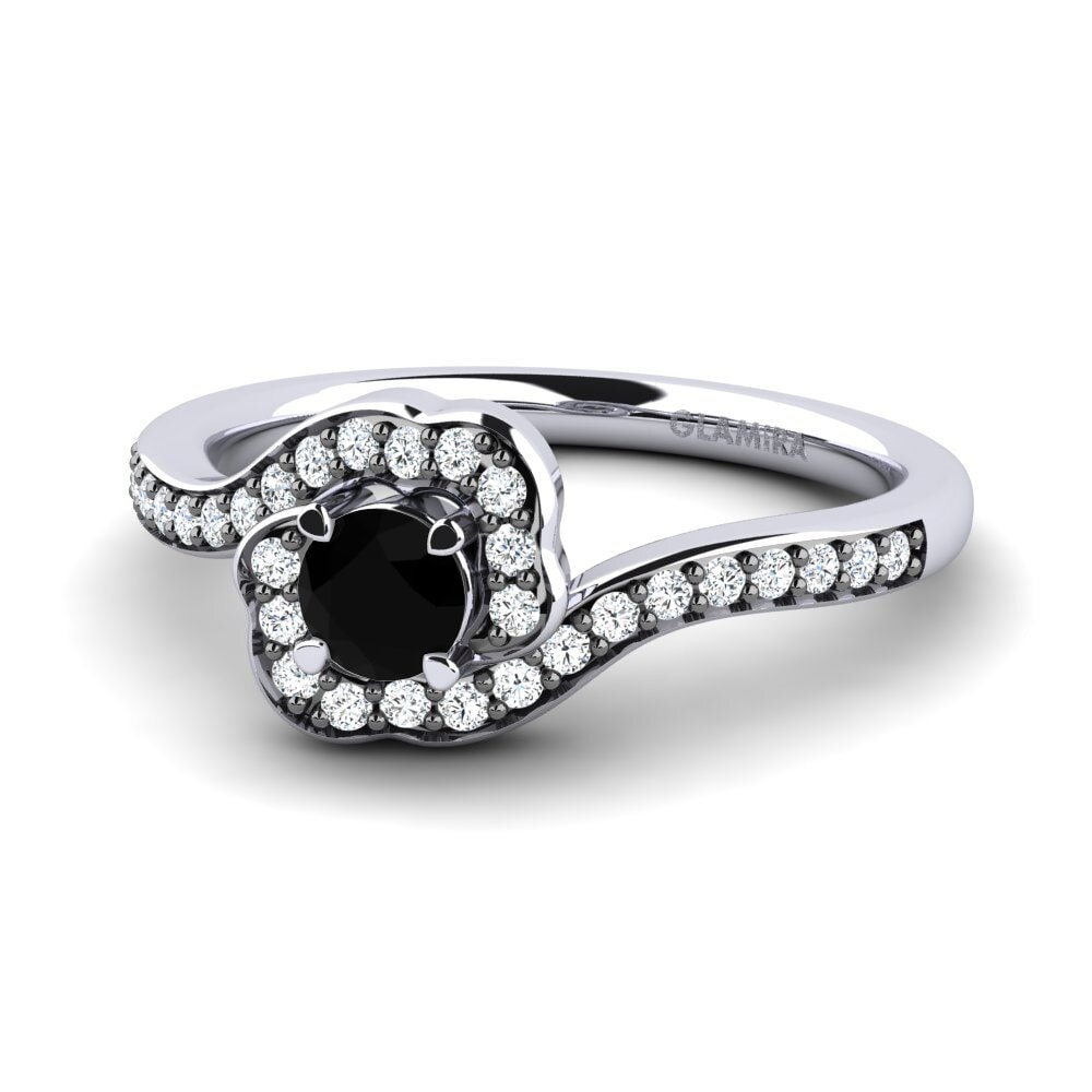 Black Diamond Engagement Ring Jonna 0.25 crt