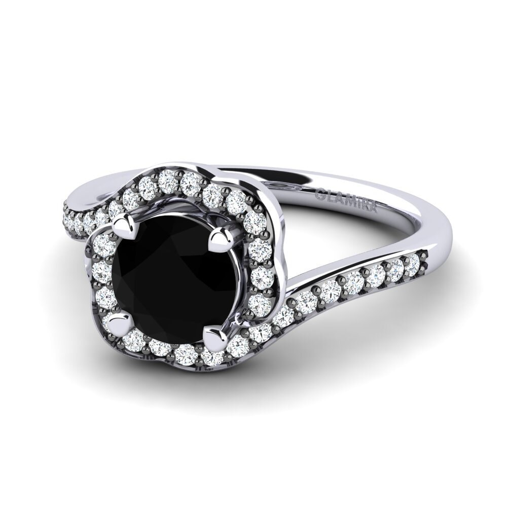 Black Diamond Engagement Ring Jonna 1.0 crt