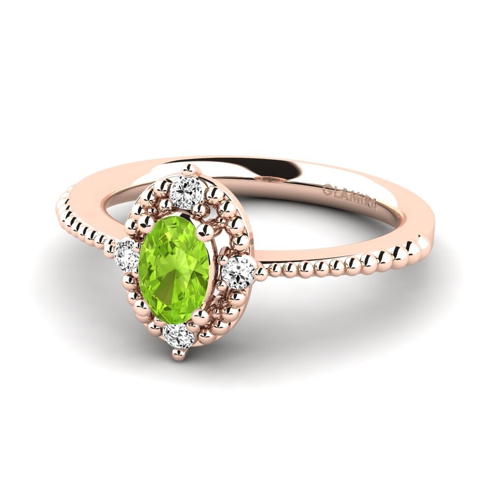 Peridot Engagement Ring Jonquil