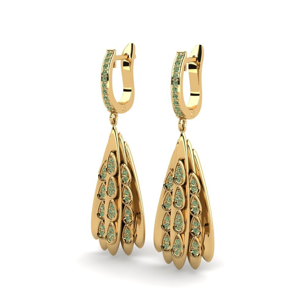 Green Diamond Women's Earring Jordon
