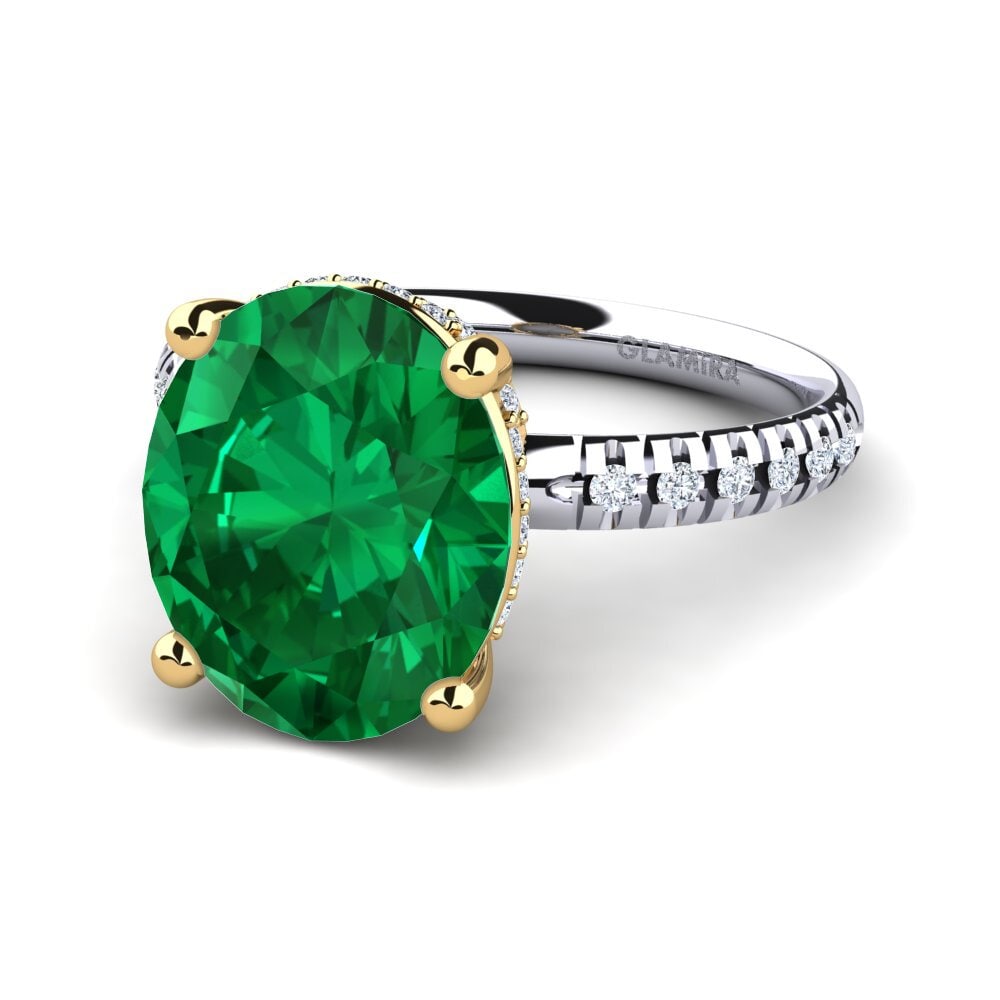 18ct White / Yellow Gold Ring Josafina