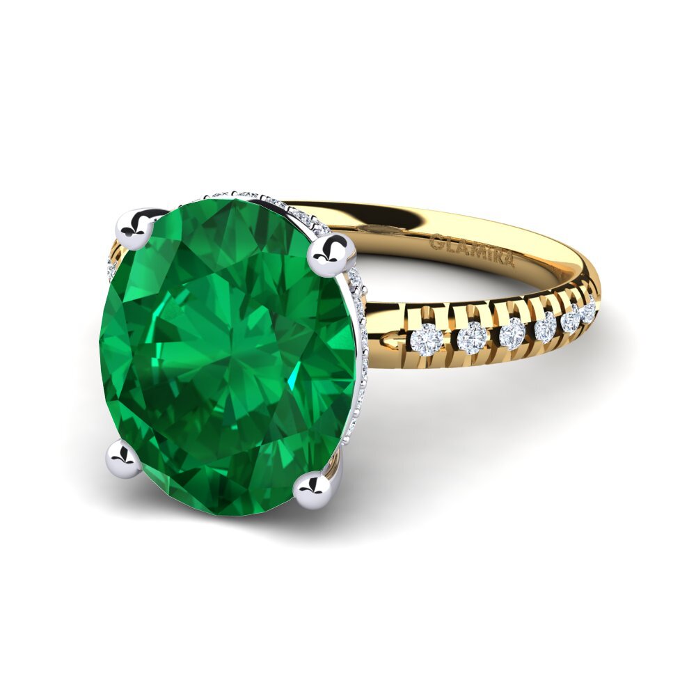 14ct Yellow / White Gold Ring Josafina