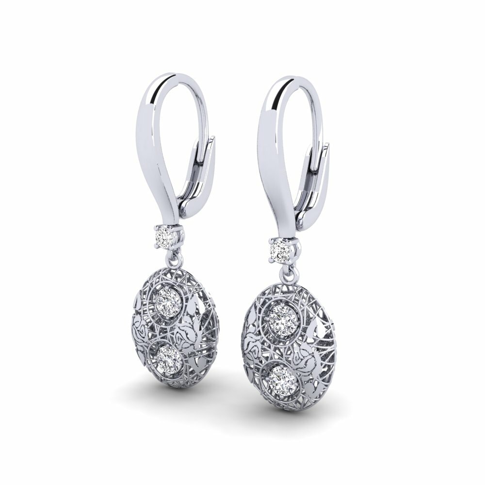 Moissanite Boucle d'oreille femme Josunee
