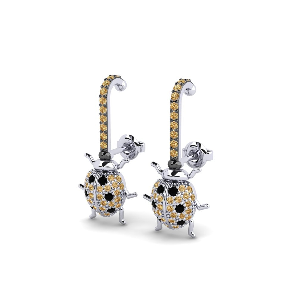 White Silver Women's Earring Jotunheimen