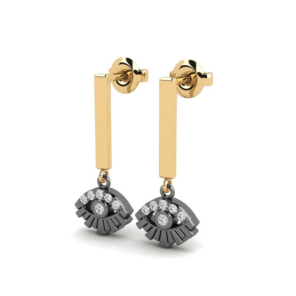 Diamant Boucle d'oreille femme Juhus