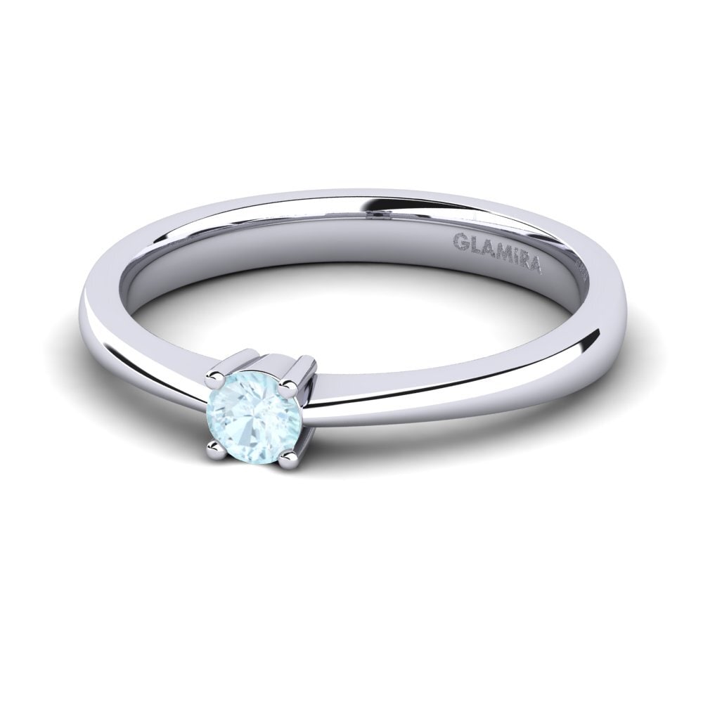 Aquamarine Engagement Ring Julia