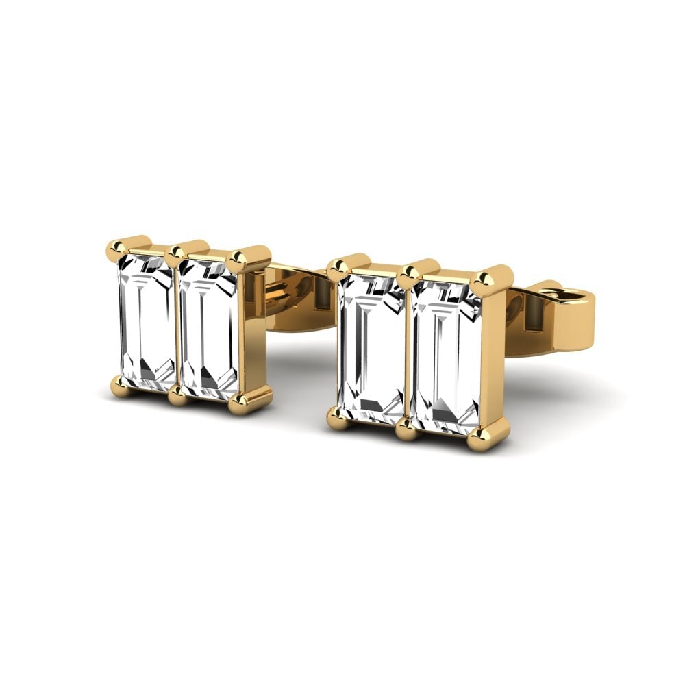 Baguette Moissanite Women's Earring Jung