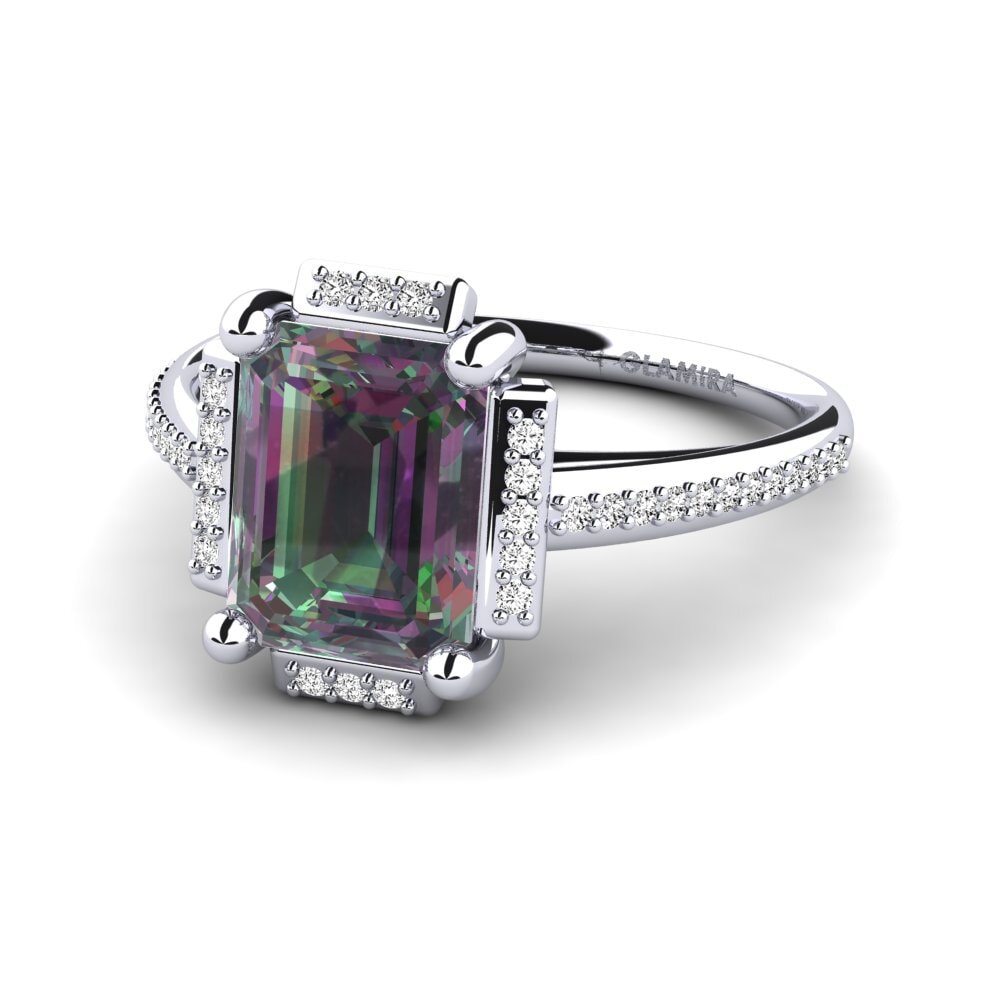 Mystic Topaz Engagement Ring Juniper