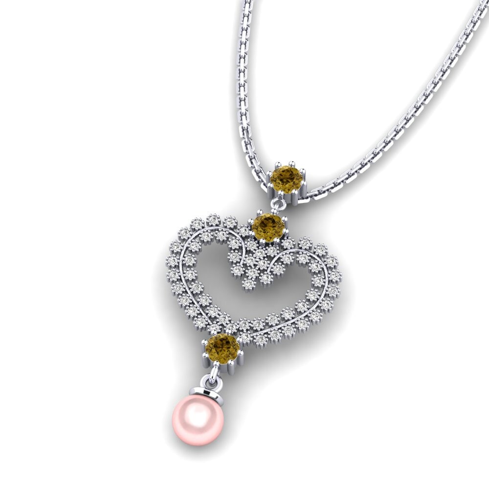 Brown Zircon Women's Pendant Junippa