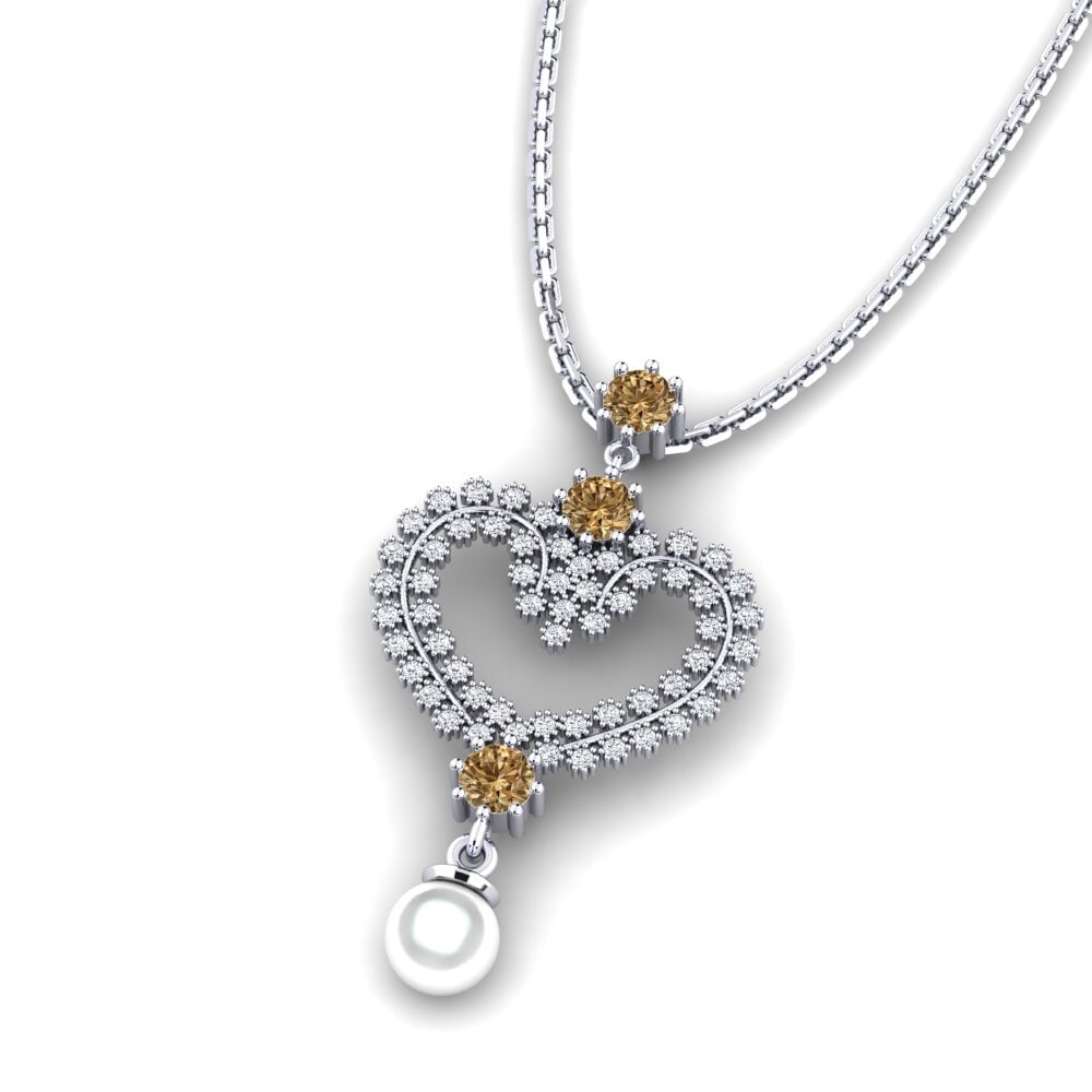 Brown Diamond Women's Pendant Junippa