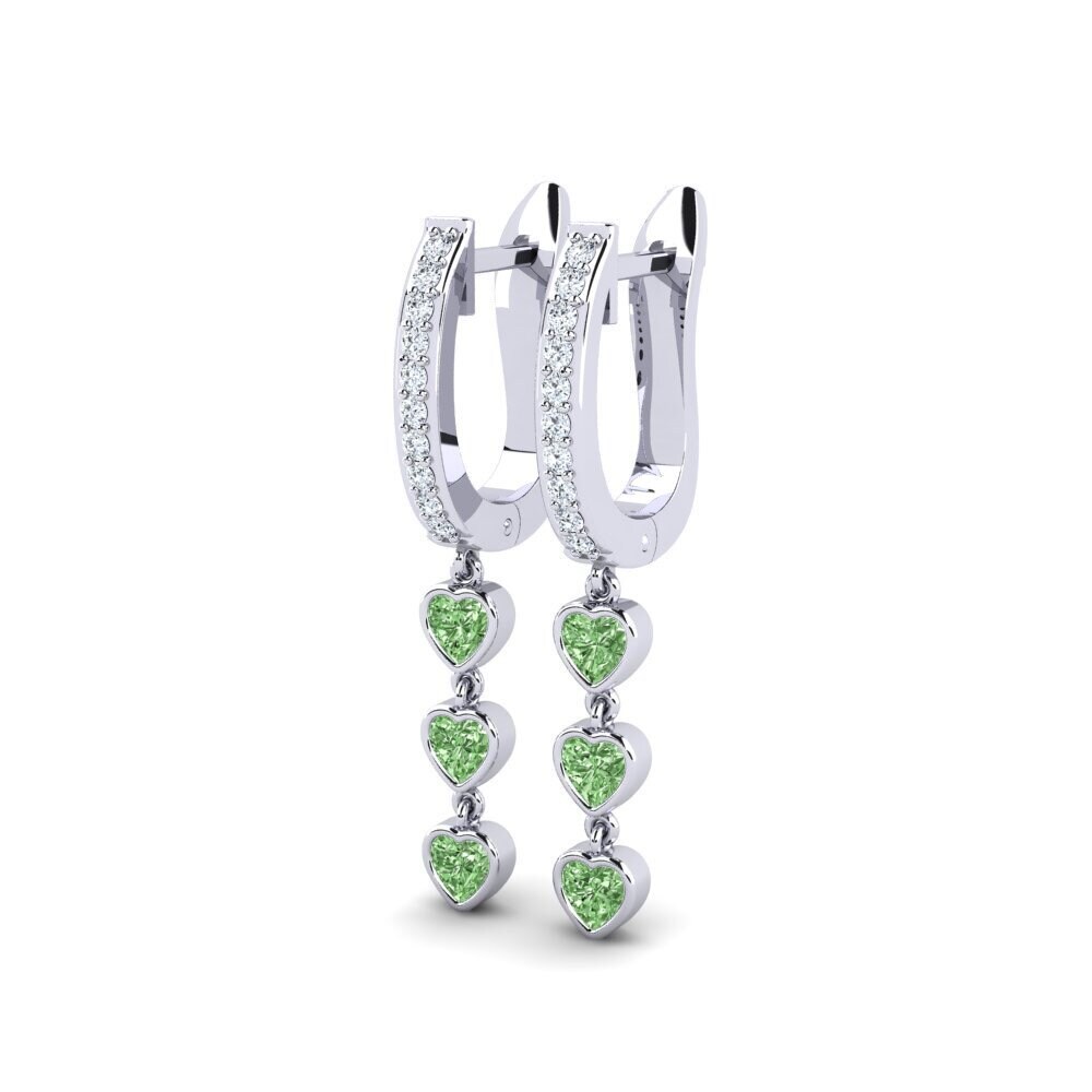 Green Diamond Women's Earring Juris