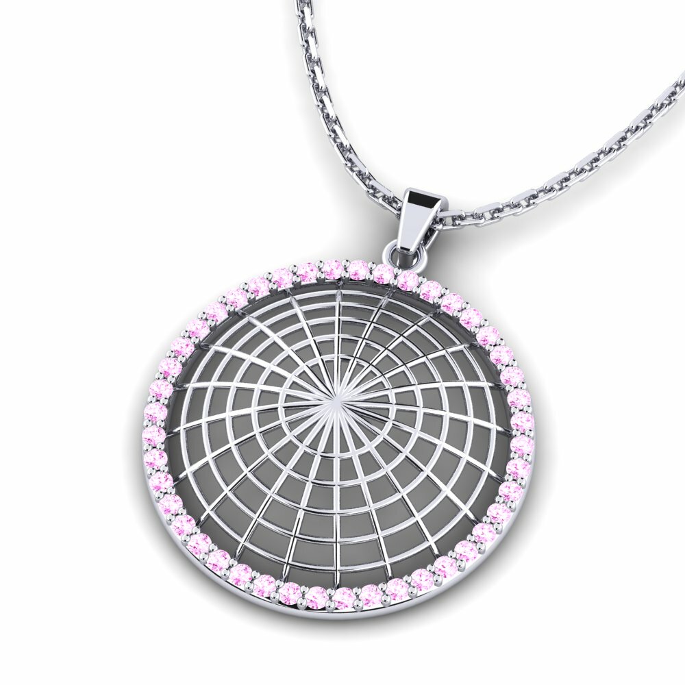 Pink Sapphire Women's Pendant Juriscon