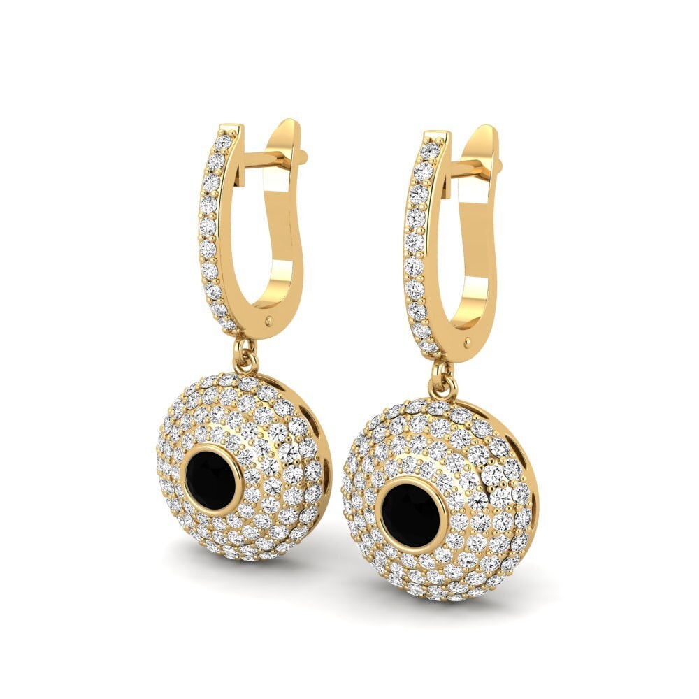 Black Onyx Women's Earring Juvela