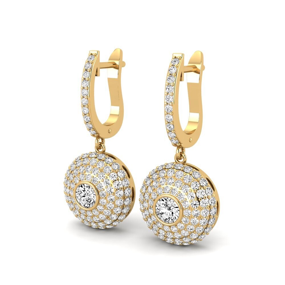 Moissanite Dames Oorbellen Juvela