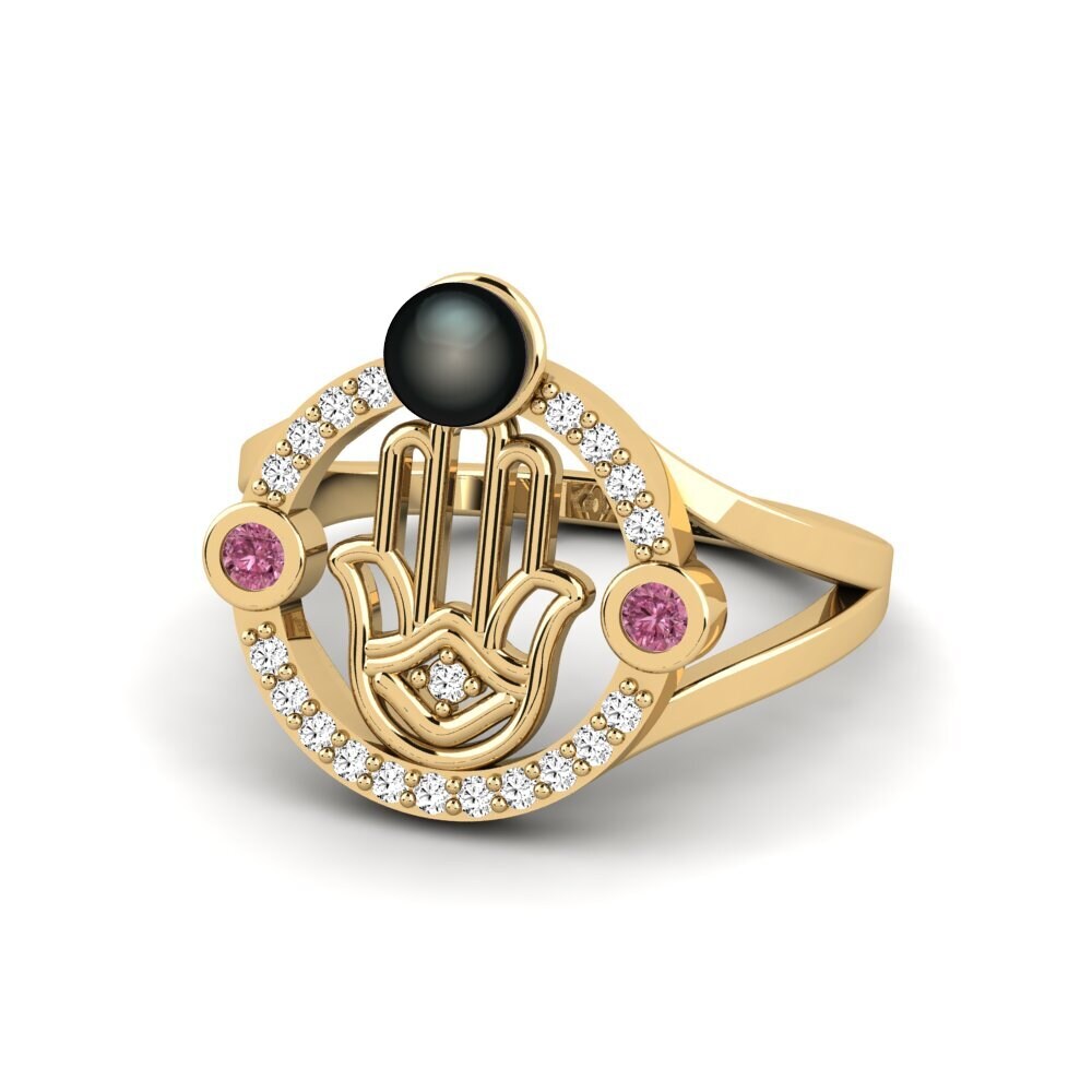Granate Rhodolite Anillo Kafue