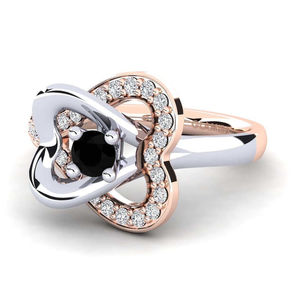 Black Diamond Engagement Ring Kailyn 0.16 crt
