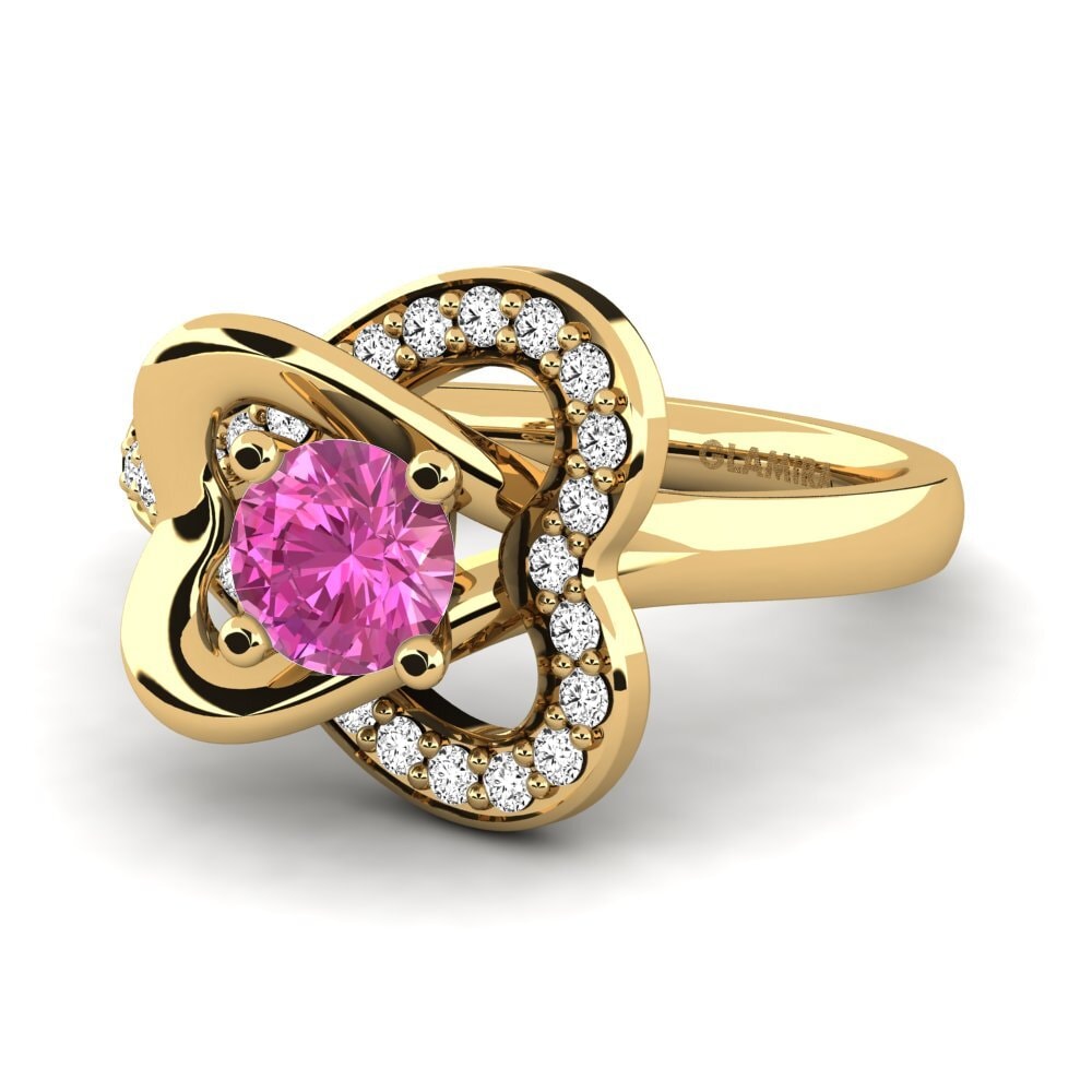 Topacio Rosa Anillo de compromiso Kailyn