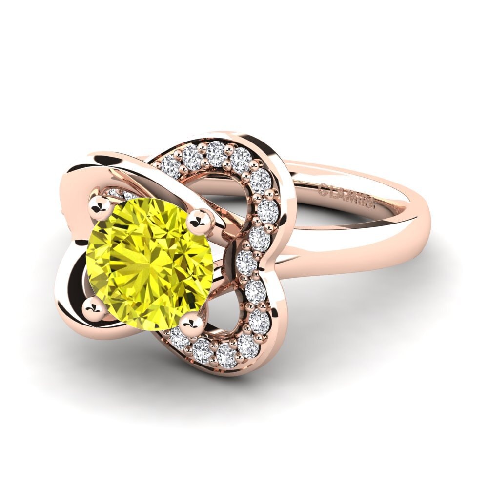Yellow Diamond Engagement Ring Kailyn 1.0 crt