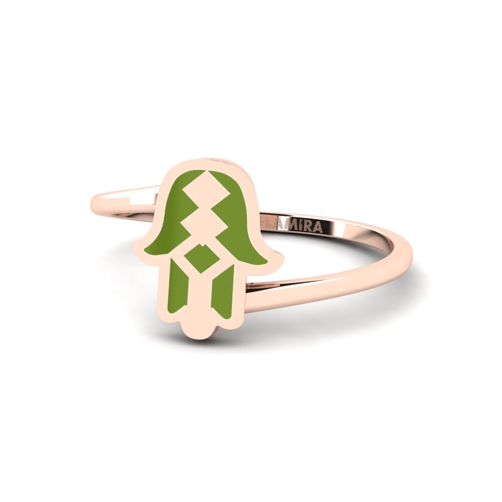 Rotgold 375 Ring Kaitsja