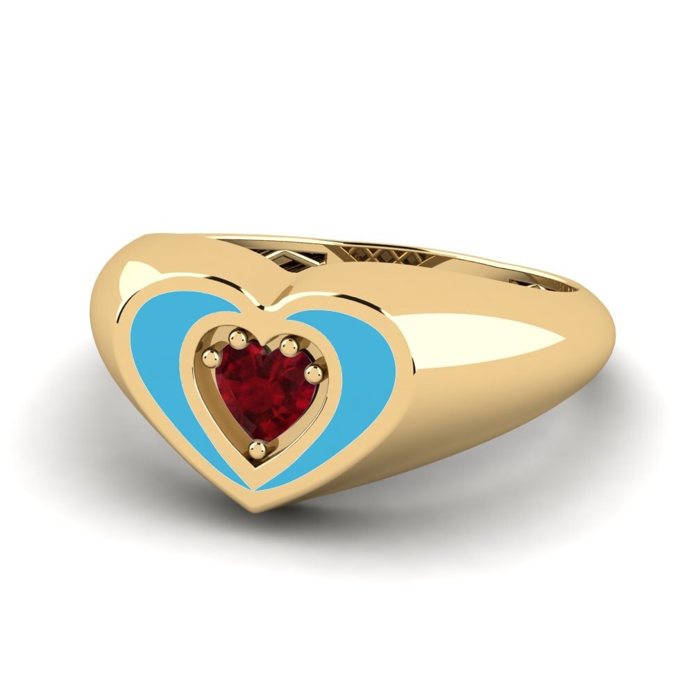 Rubin Pinker Ring Kalbo