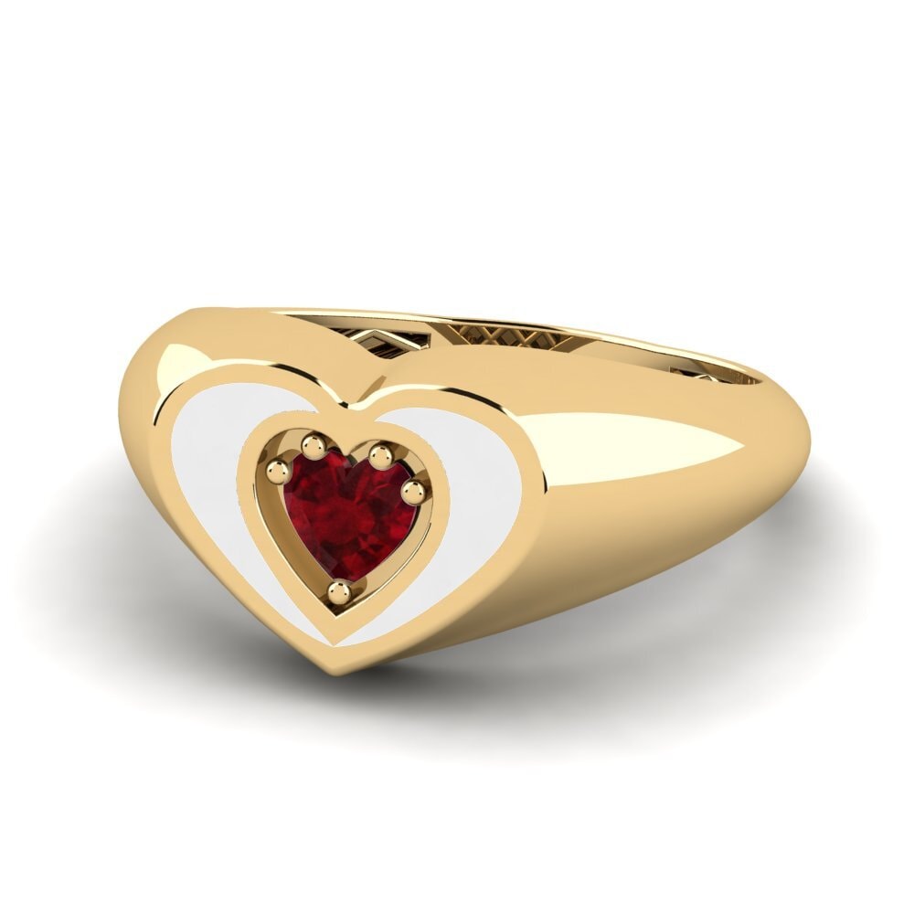 Rubin Pinker Ring Kalbo