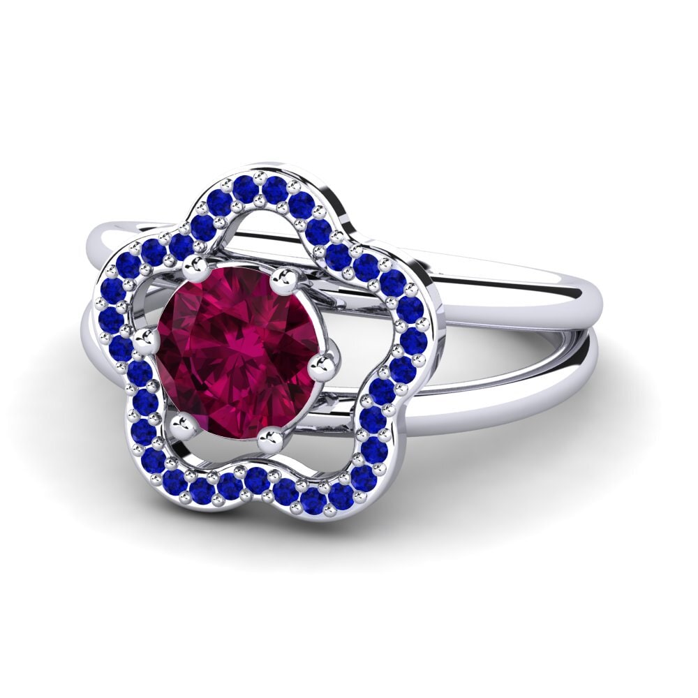 Rhodolite Garnet Ring Kalidah