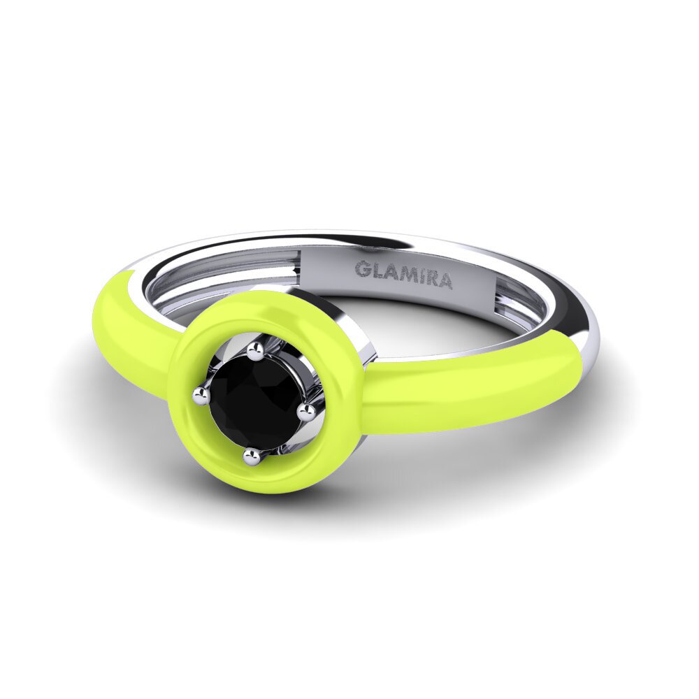 Schwarzer Diamant Ring Kaliga