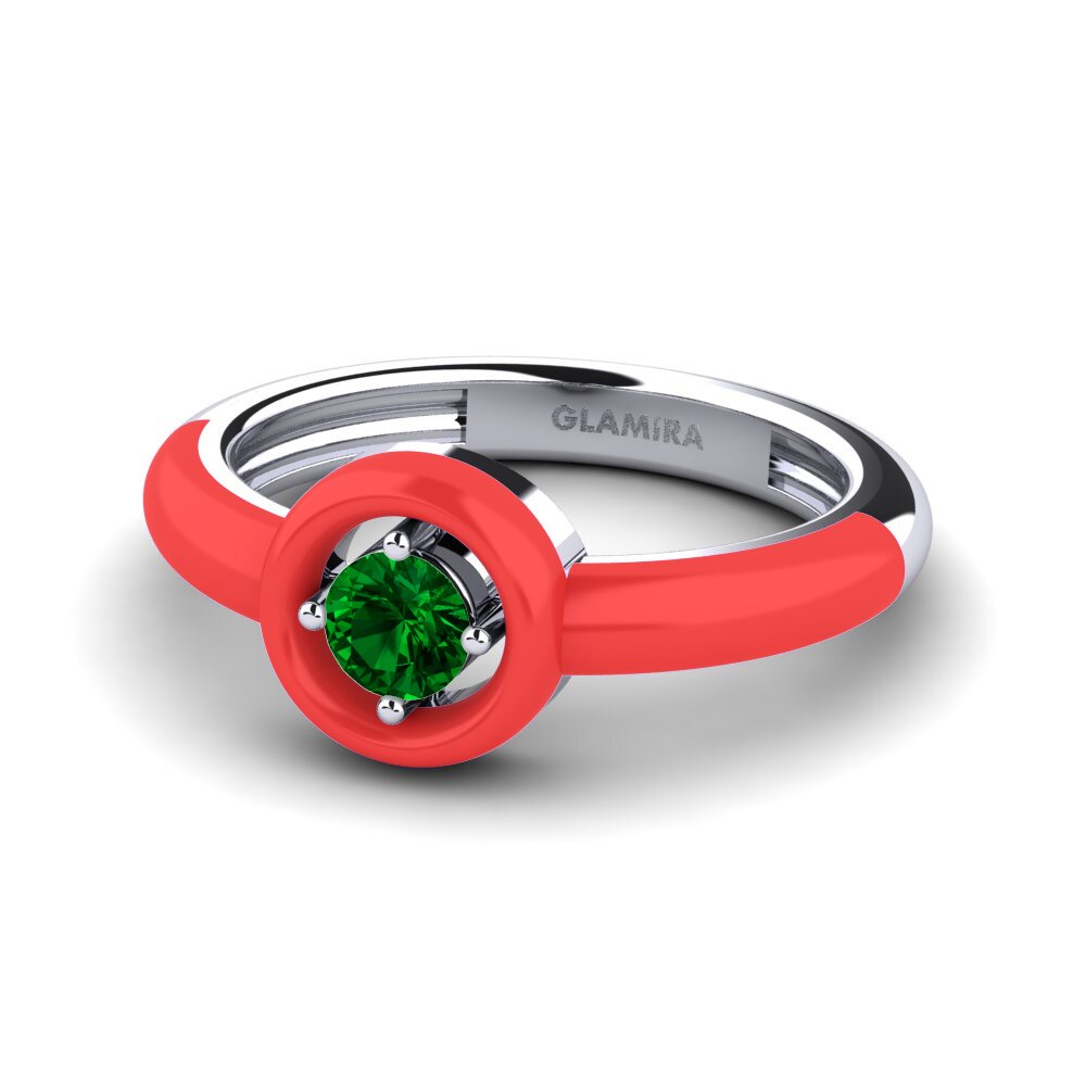 Grüner Zirkonia Ring Kaliga