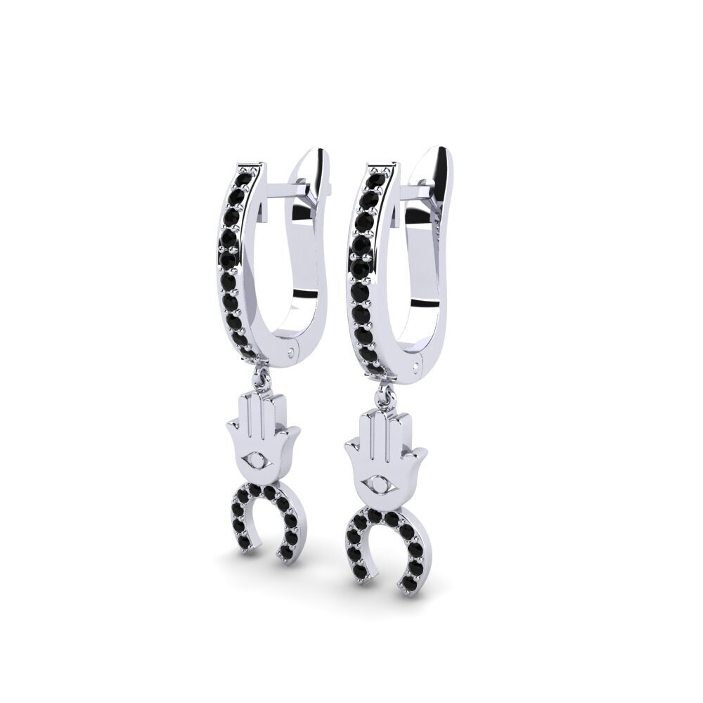 Black Sapphire Women's Earring Kaline