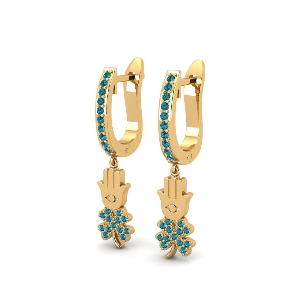Blue Diamond Women's Earring Kalli
