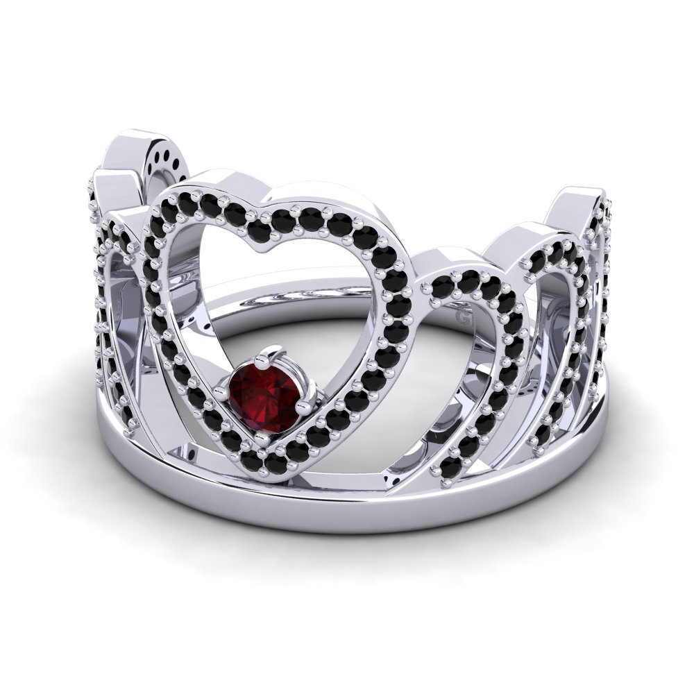 Garnet Ring Kalpita