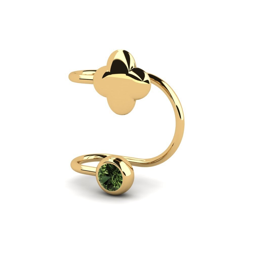 Đá Sapphire Xanh Bông tai nữ Kals