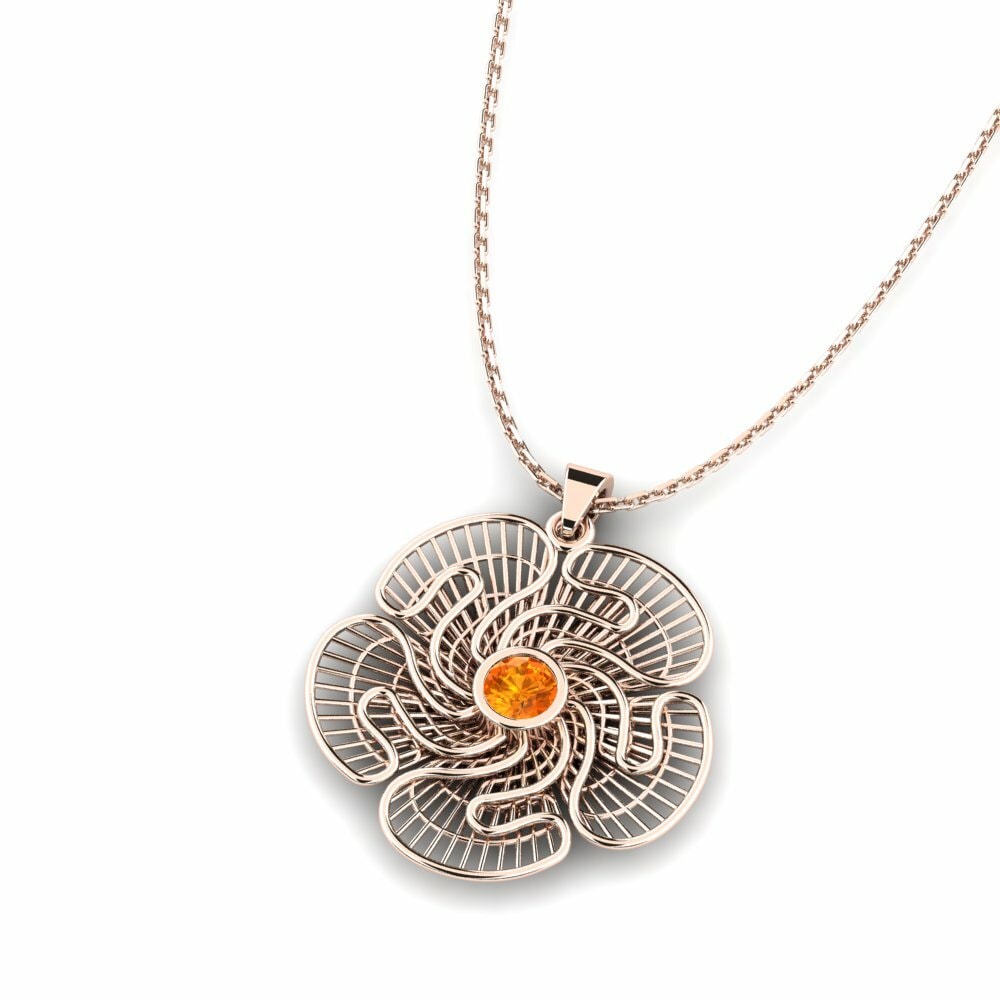 18k Oro Rosa Colgante de Mujer Kandace